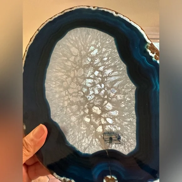 4 huge agate stone slices - Picture 11 of 14